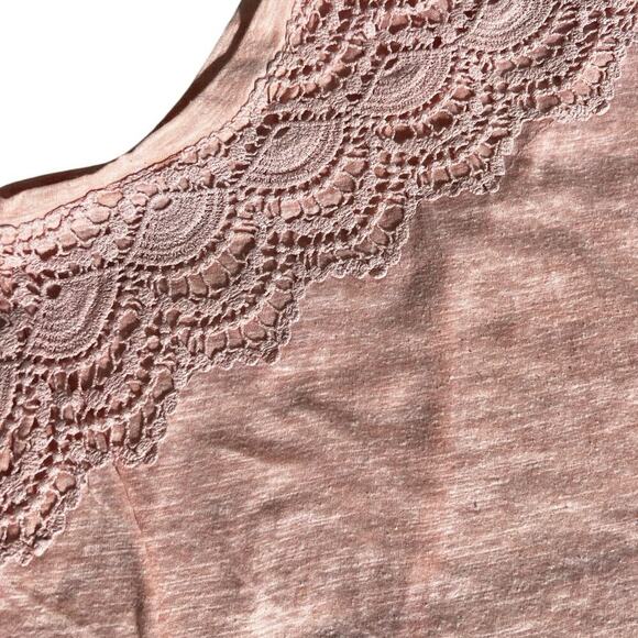 Torrid 4 (26) 4X women’s tank top with lace, peach - Picture 4 of 9
